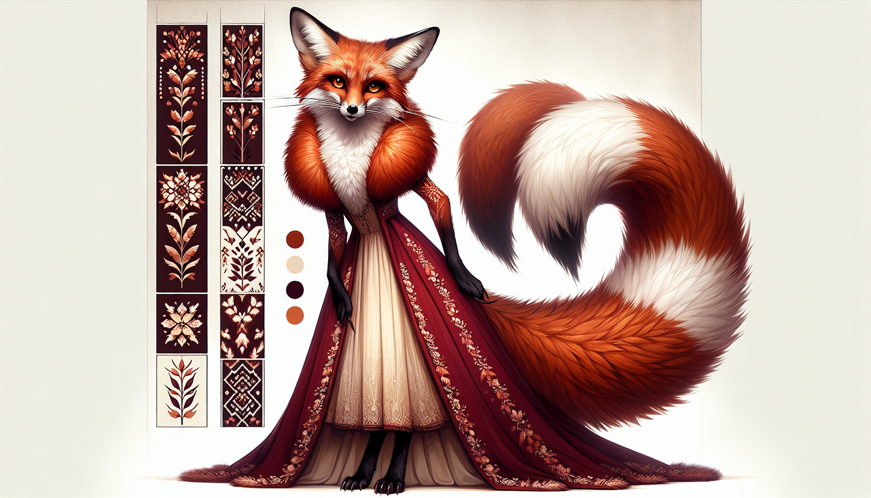 Foxyana in the stillness between tango phrases, poised and intent